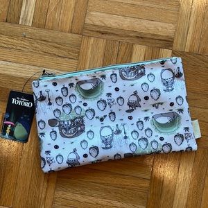 My Neighbor Totoro make up tote 9x6 upside down print by Loungefly